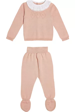 La Coqueta Baby Elisa cotton top and pants set