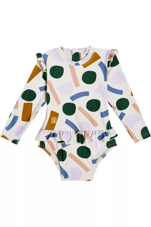 Liewood Girls Swimming Costumes - Baby Sille printed rashguard swimsuit