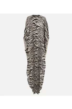 Gucci Zebra-print metallic gown