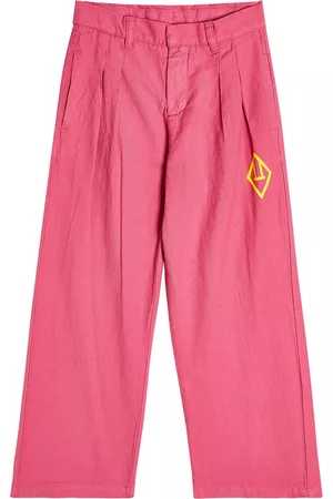The Animals Observatory Girls Pants - Colt cotton and linen pants