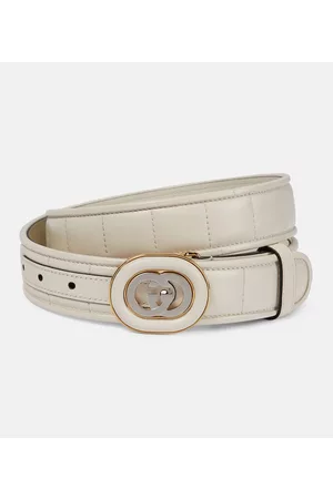 Gucci Interlocking G padded leather belt