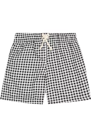 Suncracy Girls Swimwear - Ibiza gingham swim shorts