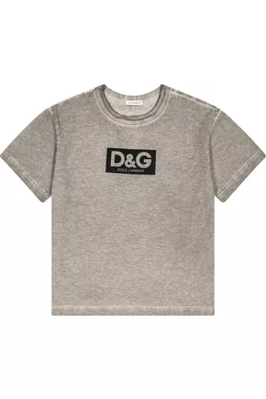 Dolce & Gabbana Boys T-shirts - Logo cotton jersey T-shirt