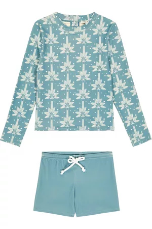 Louise Misha Boys Tops - Agik printed rashguard swimsuit