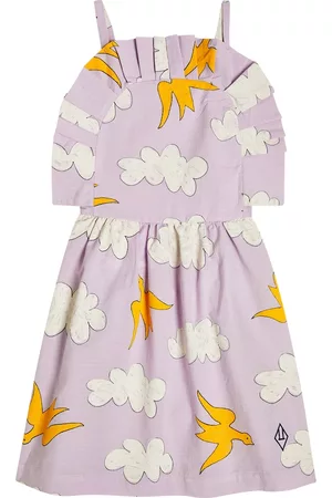The Animals Observatory Baby Printed Dresses - Dragonfly printed cotton dress