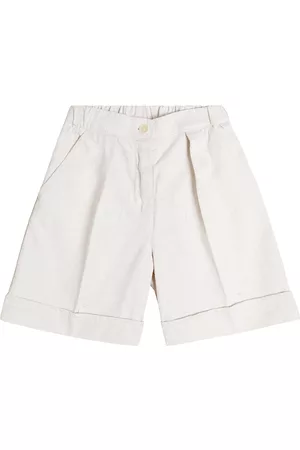 Il gufo Girls Shorts - Cotton and linen shorts