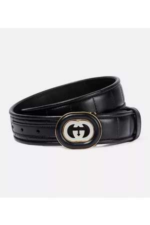 Gucci Interlocking G padded leather belt