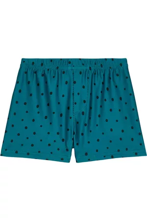 Suncracy Boys Swimming Trunks - Santorini polka-dot swim trunks