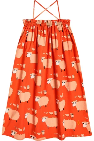 The Animals Observatory Baby Printed Dresses - Jellyfish printed cotton dress
