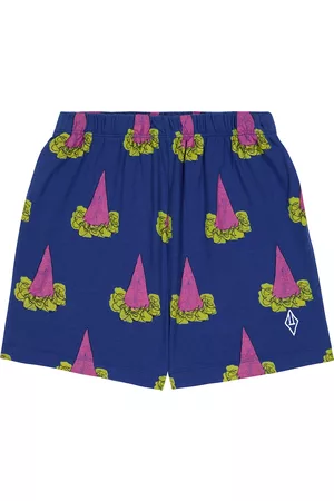 The Animals Observatory Girls Printed Skirts - Mole printed cotton jersey shorts