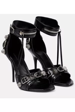 Balenciaga Women Sandals - Embellished leather sandals