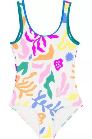 Marc Jacobs Kids Girls Swimming Costumes - Printed swimsuit