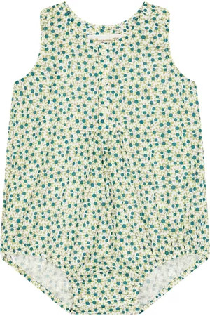BONPOINT Baby Nico floral cotton playsuit