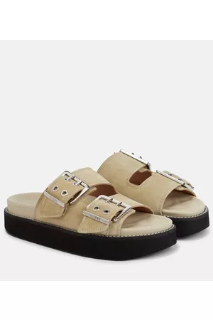 Ganni Women Sandals - Suede sandals