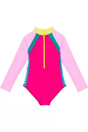 Marc Jacobs Kids Colorblock rashguard swimsuit