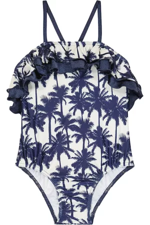 Suncracy Girls Swimming Costumes - Palms Menorca printed swimsuit