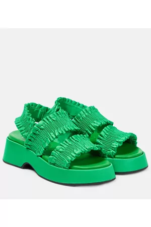 Ganni Smock platform sandals