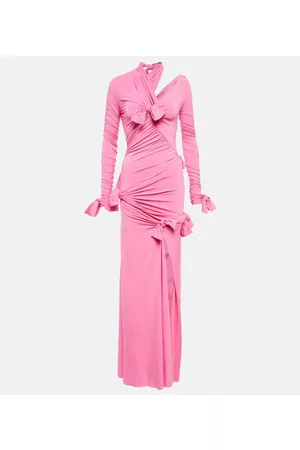 Balenciaga Knot ruched gown