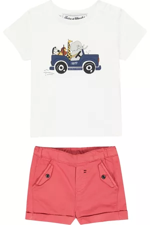 Tartine Et Chocolat Shorts - Baby cotton T-shirt and shorts set