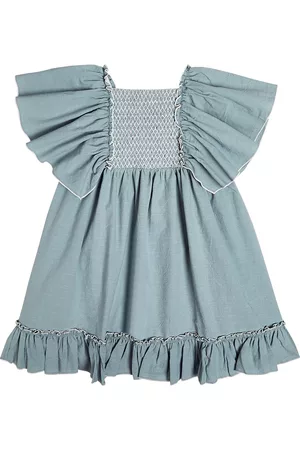 Suncracy Baby Dresses - Moraira smocked cotton dress