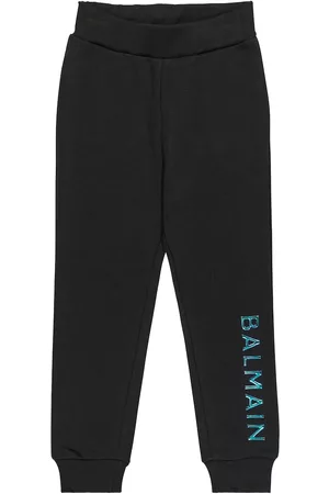 Balmain Logo cotton jersey sweatpants