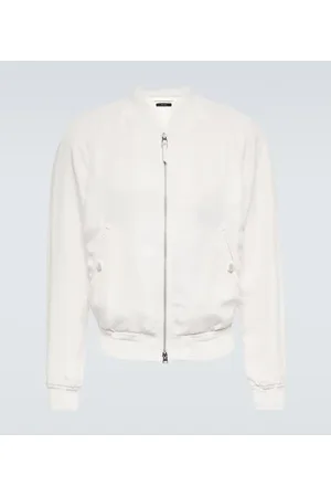 Emporio Armani embossed-monogram Bomber Jacket - Farfetch