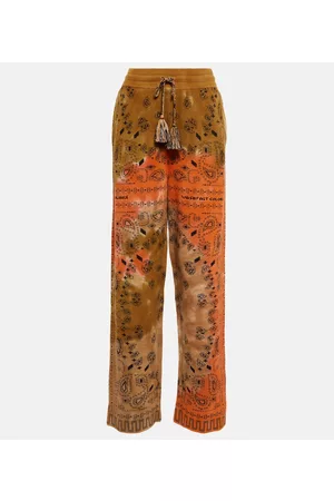 Alanui Women Hair Accessories - Bandana tie-dye cotton piquÃ© pants