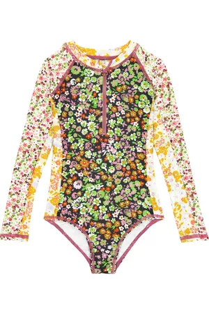 Molo Necky floral rashguard swimsuit