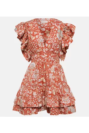 ULLA JOHNSON Women Dresses - Kiri cotton poplin minidress