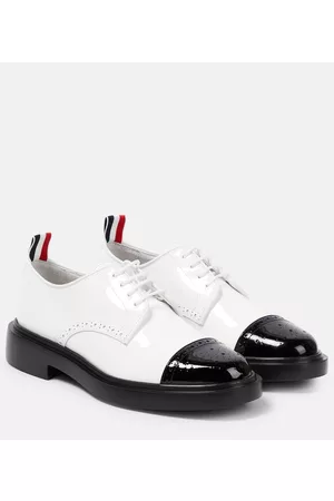 Thom Browne Women Shoes - Patent leather Derby shoes