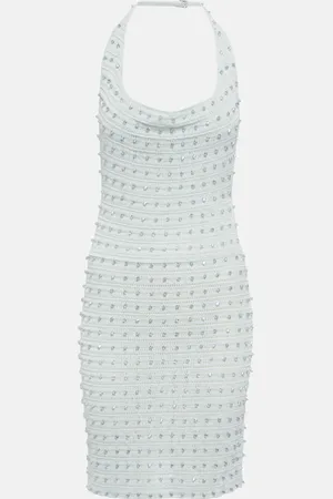 AYA MUSE Dosa knitted halterneck minidress