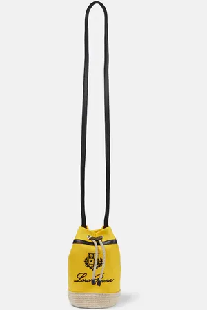 Loro Piana Sailor Mini canvas bucket bag