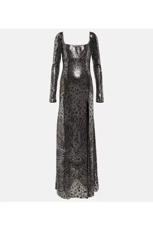 Etro Women Party Dresses - Embellished printed gown