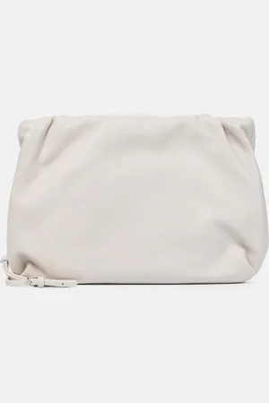 The Row Bourse leather clutch