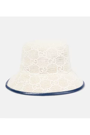 Gucci Women Hats - GG cotton crochet bucket hat