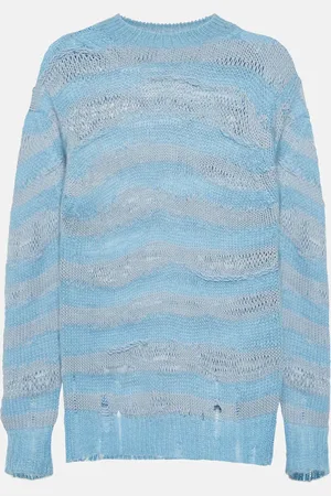 Acne Studios Distressed striped sweater