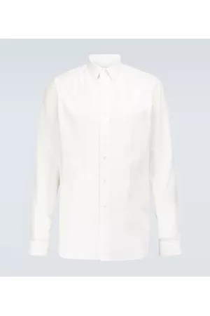 Berluti Men Tops - Scritto cotton jacquard shirt
