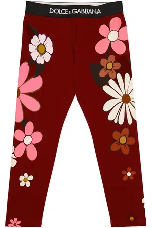 Dolce & Gabbana Floral stretch-cotton leggings