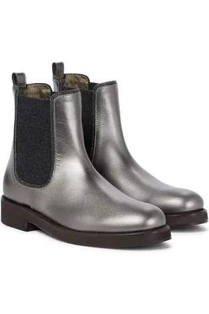 Brunello Cucinelli Leather Chelsea boots