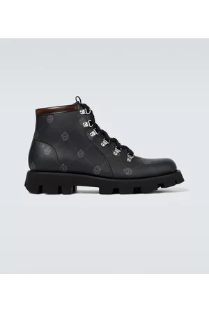 Berluti Men Boots - Signature canvas and leather boots