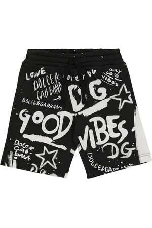 Dolce & Gabbana Printed cotton shorts