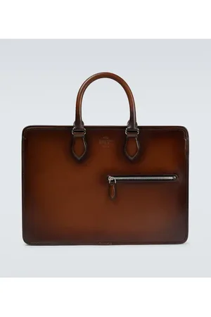 Balade Leather Messenger Bag in Brown - Berluti