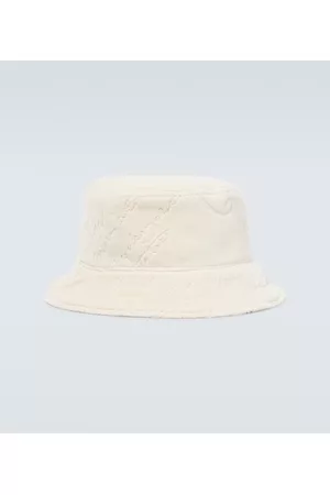Berluti Men Hats - Scritto cotton bucket hat