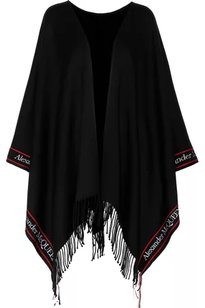 Alexander McQueen Women Shawls - Wool and cashmere shawl