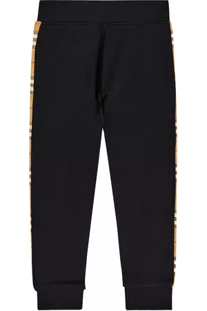 Burberry Boys Pants - Vintage Check-trim cotton sweatpants