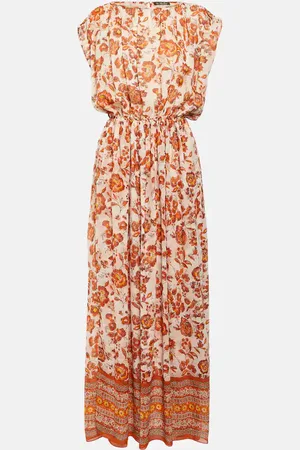 Loro Piana Edwina silk georgette maxi dress