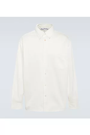 Acne Studios Men Long Sleeve Polo Shirts - Cotton overshirt