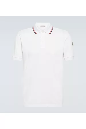 Moncler Men Polo Shirts - Cotton piquÃ© polo shirt