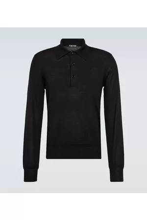 Tom Ford Men Polo Shirts - Cashmere and silk Polo sweater