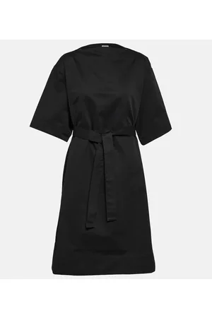 Totême Women Long Sleeve Polo Shirts - Belted cotton minidress